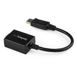 StarTech.com DisplayPort to VGA Adapter, Active DP to VGA Converter, 1080p Video DP to VGA Monitor Adapter Dongle, DisplayPort Certified - Active DisplayPort to VGA adapter connects VGA monitor 2048x1280/1920x1200/1080p 60Hz DP 1.2 HBR2 EDID/DDC - Display IM1617411