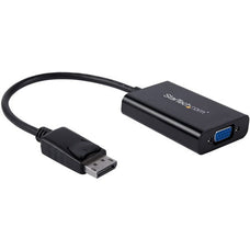 StarTech.com DisplayPort to VGA Adapter with Audio - DP to VGA Converter - 1920x1200 - 1 Pack - 1 x 20-pin DisplayPort 1.2 Digital Audio/Video - Male - 1 x 15-pin HD-15 - Female, 1 x Mini-phone Audio - Female, 1 x 5-pin Micro USB Type B - Female - Black IM2980740