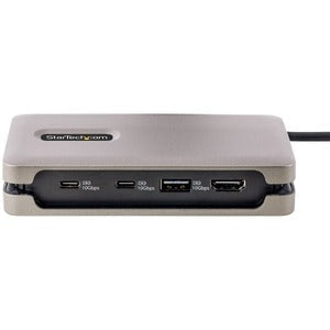 StarTech.com DKT31CH2CPD3 Docking Station - for Notebook/Workstation - 100 W - USB 3.2 (Gen 2) Type C - 1 Displays Supported - 4K - 3840 x 2160 - USB Type-A - 2 x USB Type-C Ports - USB Type-C - 1 x RJ-45 Ports - Network (RJ-45) - 1 x HDMI Ports - HDMI - IM5606758
