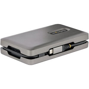 StarTech.com Docking Station - 2 Displays Supported - 4K - 3840 x 2160, 1920 x 1200, 1920 x 1080 - USB Type-A - 1 x USB Type-C Ports - USB Type-C - 1 x RJ-45 Ports - Network (RJ-45) - 1 x HDMI Ports - HDMI - VGA - DisplayPort - Windows, ChromeOS, Android, IM5606761