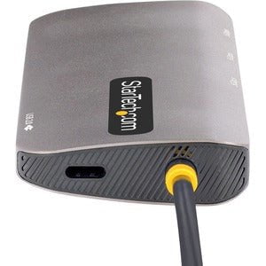 StarTech.com Docking Station - for Monitor/Notebook/Workstation - 100 W - USB Type C - 1 Displays Supported - 4K, 2K - 3840 x 2160, 4096 x 2160, 3440 x 1440 - USB Type-A - USB Type-C - 1 x RJ-45 Ports - Network (RJ-45) - 1 x HDMI Ports - HDMI - DisplayPor IM5558590