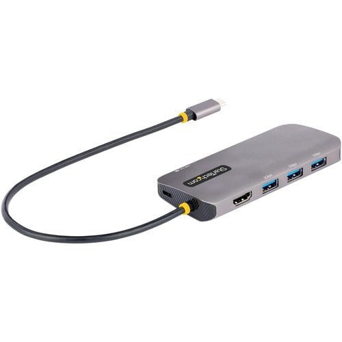 StarTech.com Docking Station - for Monitor/Notebook/Workstation - 100 W - USB Type C - 1 Displays Supported - 4K, 2K - 3840 x 2160, 4096 x 2160, 3440 x 1440 - USB Type-A - USB Type-C - 1 x RJ-45 Ports - Network (RJ-45) - 1 x HDMI Ports - HDMI - DisplayPor IM5558590