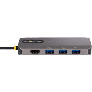 StarTech.com Docking Station - for Monitor/Notebook/Workstation - 100 W - USB Type C - 1 Displays Supported - 4K, 2K - 3840 x 2160, 4096 x 2160, 3440 x 1440 - USB Type-A - USB Type-C - 1 x RJ-45 Ports - Network (RJ-45) - 1 x HDMI Ports - HDMI - DisplayPor IM5558590