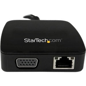 StarTech.com Docking Station - for Notebook/Desktop PC - USB 3.0 - 1 x USB Ports - 1 x USB 3.0 - Network (RJ-45) - VGA - Black - Wired - ChromeOS 55+ IM2818257