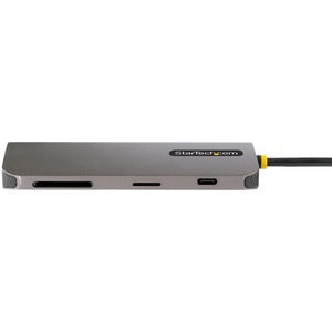 StarTech.com Docking Station - for Notebook/Tablet PC - Memory Card Reader - microSD, SD, SDHC, SDXC - 100 W - USB 3.2 Gen 1 (3.1 Gen 1) Type-C - 1 Displays Supported - 4K - 4096 x 2160 - 3 x USB Type-A Ports - USB Type-A - USB Type-C - 1 x RJ-45 Ports - IM5514350