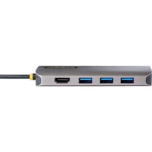 StarTech.com Docking Station - for Notebook/Tablet PC - Memory Card Reader - microSD, SD, SDHC, SDXC - 100 W - USB 3.2 Gen 1 (3.1 Gen 1) Type-C - 1 Displays Supported - 4K - 4096 x 2160 - 3 x USB Type-A Ports - USB Type-A - USB Type-C - 1 x RJ-45 Ports - IM5514350
