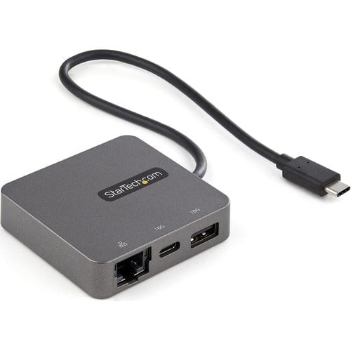 StarTech.com Docking Station - for Notebook/Tablet PC - USB 3.1 (Gen 2) Type C - 1 Displays Supported - 4K - 3840 x 2160, 2048 x 1280 - 2 x USB Ports - 1 x USB 3.0 - USB Type-A - USB Type-C - Network (RJ-45) - 1 x HDMI Ports - HDMI - VGA - Black - Thunder IM4936067