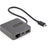 StarTech.com Docking Station - for Notebook/Tablet PC - USB 3.1 (Gen 2) Type C - 1 Displays Supported - 4K - 3840 x 2160, 2048 x 1280 - 2 x USB Ports - 1 x USB 3.0 - USB Type-A - USB Type-C - Network (RJ-45) - 1 x HDMI Ports - HDMI - VGA - Black - Thunder IM4936067