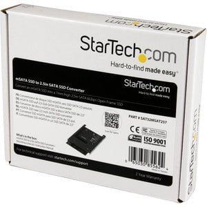 StarTech.com Drive Bay Adapter for 2.5" SATA/600 - Serial ATA/600 Host Interface Internal - Red - TAA Compliant - 1 x SSD Supported - 1 x Total Bay IM2590169