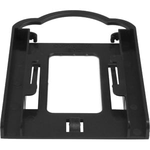 StarTech.com Drive Bay Adapter for 3.5" SATA/600, Serial Attached SCSI (SAS), U.2 Internal - Black - Easily install one 2.5" solid-state drive or hard drive into a 3.5" bay, without requiring any additional hardware or tools - 2.5in SSD/HDD mounting brack IM3418936