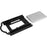 StarTech.com Drive Bay Adapter for 3.5" SATA/600, Serial Attached SCSI (SAS), U.2 Internal - Black - Easily install one 2.5" solid-state drive or hard drive into a 3.5" bay, without requiring any additional hardware or tools - 2.5in SSD/HDD mounting brack IM3418936