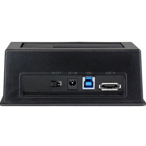 StarTech.com Drive Dock SATA/600 - USB 3.0 Type B, eSATA Host Interface - UASP Support External - Black - 1 x HDD Supported - 1 x SSD Supported - 1 x Total Bay - 1 x 2.5"/3.5" Bay IM2784057