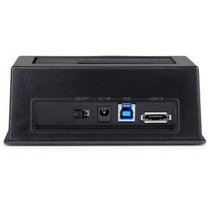StarTech.com Drive Dock SATA/600 - USB 3.0 Type B, eSATA Host Interface - UASP Support External - Black - 1 x HDD Supported - 1 x SSD Supported - 1 x Total Bay - 1 x 2.5"/3.5" Bay IM2784057