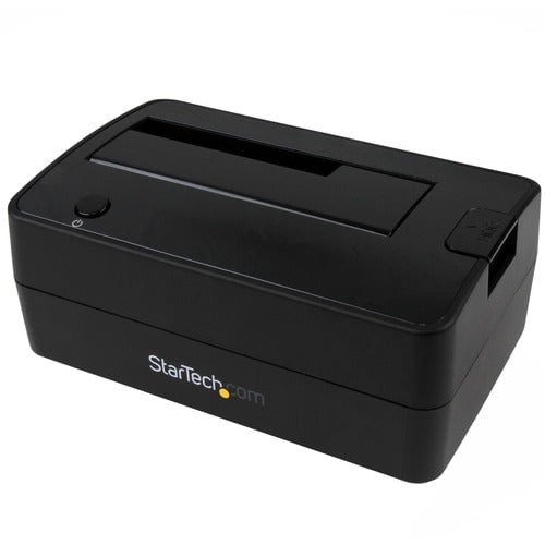 StarTech.com Drive Dock SATA/600 - USB 3.1 Type B Host Interface - UASP Support External - Black - 1 x Total Bay - 1 x 2.5"/3.5" Bay - Plastic IM2996001