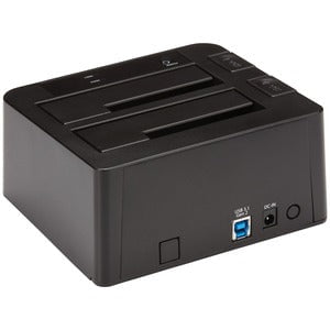 StarTech.com Drive Dock SATA/600 - USB 3.1 Type B Host Interface - UASP Support External - Black - Dual-Bay Hard Drive Dock for 2.5" / 3.5" SATA Drives; SATA III (6.0 Gbps) HDD/SSD; USB 3.2 Gen 2 (10 Gbps) Host Connection; Top-Loading Drive Bay w/ Drive D IM2997218