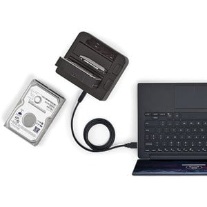 StarTech.com Drive Dock SATA/600 - USB 3.1 Type B Host Interface - UASP Support External - Black - Dual-Bay Hard Drive Dock for 2.5" / 3.5" SATA Drives; SATA III (6.0 Gbps) HDD/SSD; USB 3.2 Gen 2 (10 Gbps) Host Connection; Top-Loading Drive Bay w/ Drive D IM2997218