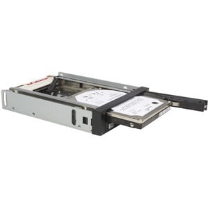 StarTech.com Drive Enclosure for 3.5" SATA/600 - Serial ATA/600 Host Interface Internal - Black - 2 x HDD Supported - 2 x SSD Supported - 2 x Total Bay - 2 x 2.5" Bay - Aluminium IM1597317