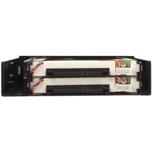 StarTech.com Drive Enclosure for 3.5" SATA/600 - Serial ATA/600 Host Interface Internal - Black - 2 x HDD Supported - 2 x SSD Supported - 2 x Total Bay - 2 x 2.5" Bay - Aluminium IM1597317