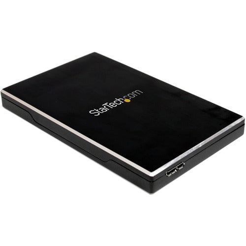 StarTech.com Drive Enclosure SATA/600 - USB 3.0 Host Interface External - Black - TAA Compliant - 1 x HDD Supported - 1 x SSD Supported - 1 x Total Bay - 1 x 2.5" Bay - Aluminium IM1991376