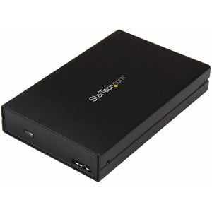 StarTech.com Drive Enclosure SATA/600 - USB 3.1 Micro-B Host Interface - UASP Support External - Black - 1 x HDD Supported - 1 x SSD Supported - 1 x Total Bay - 1 x 2.5" Bay - Aluminium IM3516267