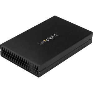 StarTech.com Drive Enclosure SATA/600 - USB 3.1 Micro-B Host Interface - UASP Support External - Black - 1 x HDD Supported - 1 x SSD Supported - 1 x Total Bay - 1 x 2.5" Bay - Aluminium IM3516267