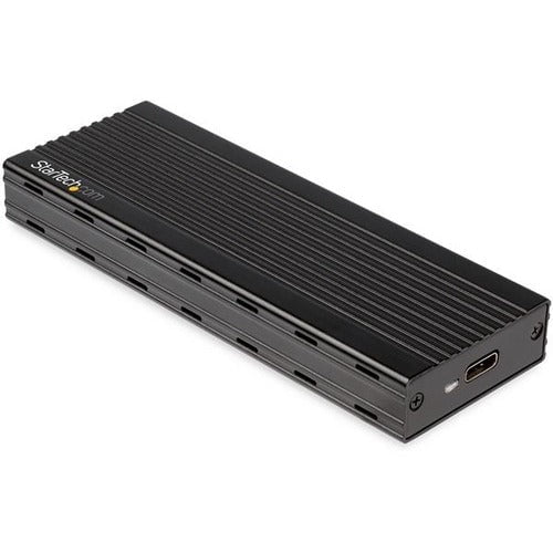 StarTech.com Drive Enclosure - USB 3.1 Type C Host Interface - UASP Support External - Black - 1 x SSD Supported - 1 x Total Bay - Aluminium IM4509536
