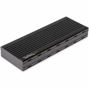 StarTech.com Drive Enclosure - USB 3.1 Type C Host Interface - UASP Support External - Black - 1 x SSD Supported - 1 x Total Bay - Aluminium IM4509536