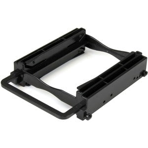 StarTech.com Dual 2.5" SSD/HDD Mounting Bracket for 3.5" Drive Bay - Tool-Less Installation - 2-Drive Adapter Bracket for Desktop Computer - Install two 2.5" solid-state drives or hard drives into a single 3.5" bay in a desktop computer - Tool-free 2-driv IM3051995