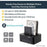 StarTech.com Dual Bay Hard Drive Duplicator and Eraser, External HDD/SSD Cloner / Copier / Wiper Tool, USB 3.0 to SATA Docking Station - Standalone - 1 x Source Drive(s) Supported - 1 x Destination Drive(s) Supported - Serial ATA/600 Drive Interface - USB IM2523155