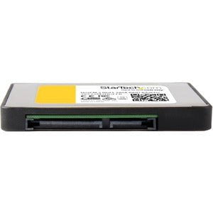 StarTech.com Dual M.2 NGFF SATA Adapter With RAID - Install two M.2 SSDs into a 2.5" bay to create high-performance storage with RAID - Dual M.2 SATA adapter - 2x M.2 SSDs to 2.5in SATA (6Gbps) RAID adapter converter with TRIM - Dual M.2 SSD adapter enclo IM3153187