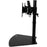 StarTech.com Dual Monitor Stand, Horizontal, For up to 24" (17.6lb/8kg) VESA Monitors, Black, Adjustable Monitor Stand, Steel & Aluminum - Up to 61 cm (24") Screen Support - 16 kg Load Capacity - 40.9 cm Height x 95 cm Width - Tabletop - Aluminium - Black IM3236306