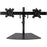 StarTech.com Dual Monitor Stand, Horizontal, For up to 24" (17.6lb/8kg) VESA Monitors, Black, Adjustable Monitor Stand, Steel & Aluminum - Up to 61 cm (24") Screen Support - 16 kg Load Capacity - 40.9 cm Height x 95 cm Width - Tabletop - Aluminium - Black IM3236306