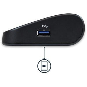 StarTech.com Dual Monitor USB 3.0 Laptop Docking Station, HDMI & DVI/VGA, 3x USB-A Hub, GbE, Audio, Universal USB-A Dock, Win/Mac, TAA - Dual Monitor USB 3.0 docking station w/ HDMI VGA DVI - Up to 1920x1080 (HDMI) 1920x1200 (DVI-D) and 2048x1152 (VGA) - IM2452823