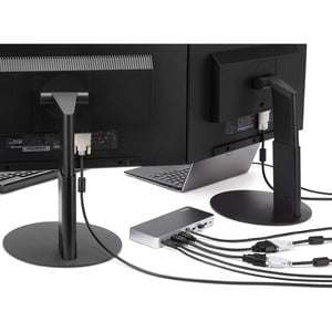 StarTech.com Dual-Monitor USB-C Dock for Windows® - 5x USB3.0 Ports - 2 Displays Supported - 4K - 1920 x 1200, 4096 x 2160, 3840 x 2160 - 4 x USB Ports - 4 x USB 3.0 - USB Type-A - USB Type-C - Network (RJ-45) - HDMI - DisplayPort - Audio Line Out - Micro IM4142935