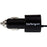 StarTech.com Dual-Port Car Charger with Micro-USB Cable and USB Port - Black - 1 Pack - 21 W - 5 V DC/4.20 A Output IM2894958