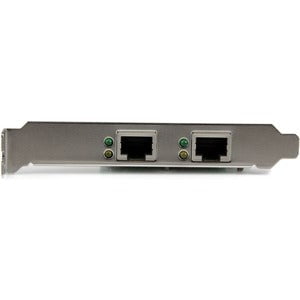 StarTech.com Dual Port Gigabit PCI Express Server Network Adapter Card - PCIe NIC - PCI Express x1 - 2 Port(s) - 2 - Twisted Pair - 10/100/1000Base-T - Plug-in Card IM2784058