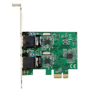 StarTech.com Dual Port Gigabit PCI Express Server Network Adapter Card - PCIe NIC - PCI Express x1 - 2 Port(s) - 2 - Twisted Pair - 10/100/1000Base-T - Plug-in Card IM2784058