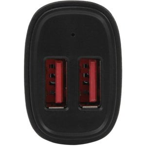 StarTech.com Dual-Port USB Car Charger - 24W/4.8A - Black - 1 Pack - 5 V DC/4.80 A Output IM3360990