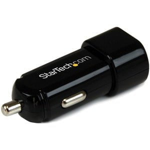 StarTech.com Dual Port USB Car Charger - High Power (17 Watt / 3.4 Amp) - 1 Pack - 17 W - 12 V DC, 24 V DC Input - 5 V DC/2.40 A Output IM2701107