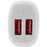 StarTech.com Dual Port USB Car Charger - White - High Power 24W/4.8A - 2 Port USB Car Charger - 1 Pack - 5 V DC/4.80 A Output IM3389660