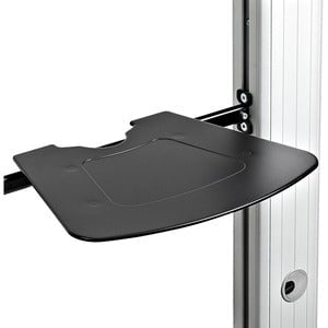 StarTech.com Dual TV Cart, 60in VESA TVs up to 50kg/110lb each, Height Adjustable Mobile Display Mount/Cart, Rolling TV Cart on Wheels - 2 Shelf - 109.77 kg Capacity - 4 Casters - Aluminium - 711.2 mm Length x 2225 mm Width x 2377.4 mm Height - For 2 Devi IM5445654