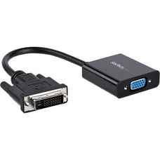 StarTech.com DVI-D to VGA Active Adapter Converter Cable - 1080p - 1 Pack - 1 x 25-pin DVI-D Digital Video - Male - 1 x 15-pin DB-15 Video - Female, 1 x 5-pin Micro USB Type B - Female - Black IM2432850