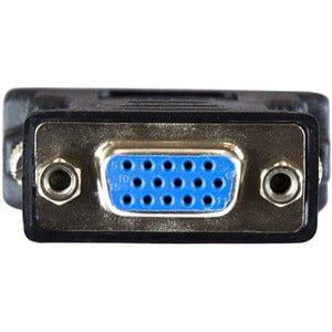 StarTech.com DVI to VGA Cable Adapter - Black - M/F - 1 x 29-pin DVI-I (Dual-Link) Video Male - 1 x 15-pin HD-15 VGA Female - Black IM1722018