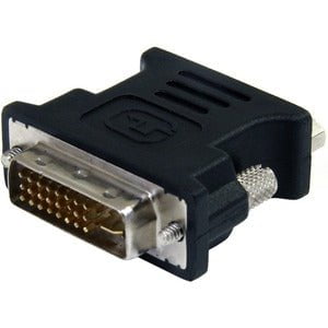 StarTech.com DVI to VGA Cable Adapter - Black - M/F - 1 x 29-pin DVI-I (Dual-Link) Video Male - 1 x 15-pin HD-15 VGA Female - Black IM1722018