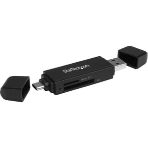 StarTech.com Flash Reader - SD, SDHC, SDXC, microSDHC - USB Type C, USB 3.1 1.95 TB Flash DriveExternal - 1 Pack IM3677761