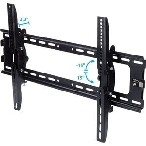 StarTech.com Flat Screen TV Wall Mount - Tilting - For 32" to 75" TVs - Steel - VESA TV Mount - Monitor Wall Mount - 1 Display(s) Supported - 81.3 cm to 190.5 cm (75") Screen Support - 75 kg Load Capacity - 700 x 400, 600 x 400, 400 x 200, 400 x 400, 300 IM3650976