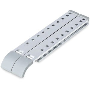 StarTech.com Foldable Laptop Riser Stand, Portable Height Adjustable Ergonomic Laptop Stand, Tilt/Raised/Angled Laptop/Tablet Stand - Angled laptop holder enhances viewing and comfort; Adjustable width (2-7.17in) for notebook computers, tablets, phones, o IM5634453