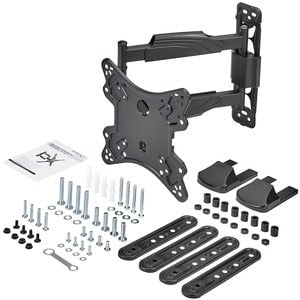 StarTech.com Full Motion TV Wall Mount for 32-55 inch VESA Display - Heavy Duty Articulating Adjustable Flat Screen TV Wall Mount Bracket - 1 Display(s) Supported - 81.3 cm to 139.7 cm (55") Screen Support - 35.11 kg Load Capacity - 400 x 300, 300 x 200, IM3650977