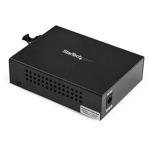 StarTech.com Gigabit Ethernet Fiber Media Converter - Compact - 850nm MM LC - 550m - 1 x Network (RJ-45) - 1 x LC Ports - DuplexLC Port - Multi-mode - Gigabit Ethernet - 10/100/1000Base-TX, 1000Base-LX, 1000Base-SX, 1000Base-T - 550 m - AC Adapter - Deskt IM3009597