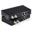 StarTech.com Gigabit Ethernet over Coaxial Unmanaged Network Extender Kit - 2.4km - 2.40 km Extended Range - Steel - Black IM2350801